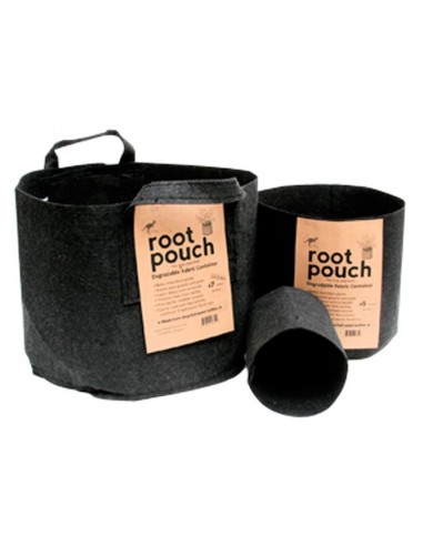 Root Pouch pot black incl handle 250gr/m2 10 st. 30L