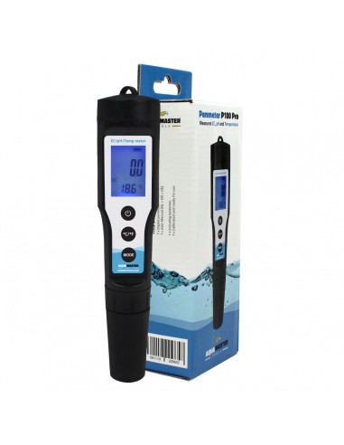 Aquamaster P110 Digitale pH/EC/temp meter + ijk/bewaarvloeistof en electrode