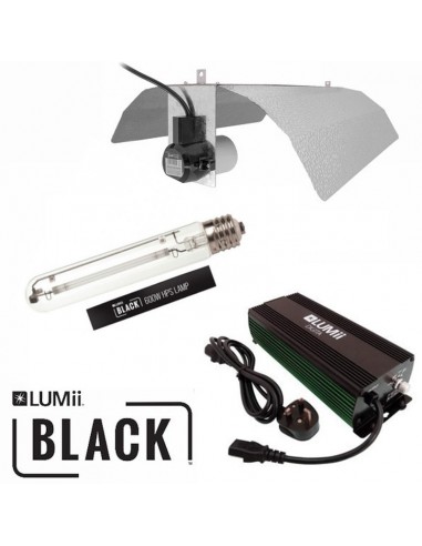 Digitale Zelfbouwset 600W Lumii + Lumii Black + Maxii Reflector (deluxe)