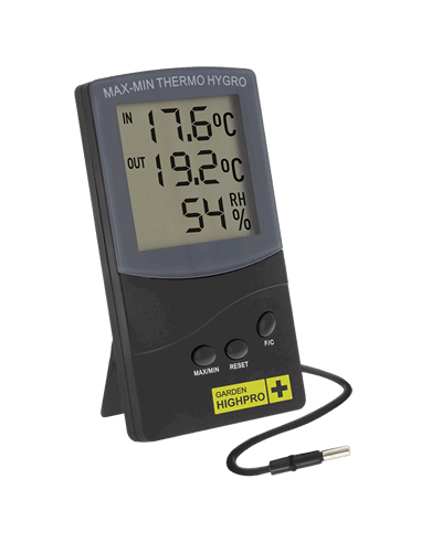 Garden highpro thermo/hygrometer medium incl. sensor en batterij