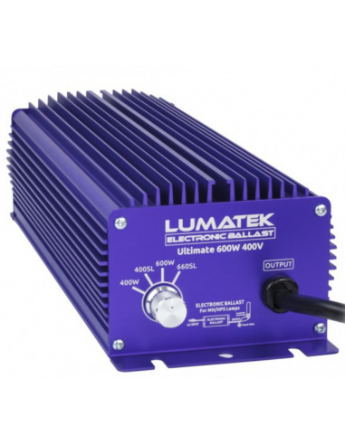 Lumatek Ultimate pro ballast 600 Watt 400V Dimbare digitale ballast