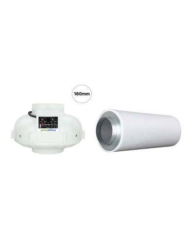 Regelbare 160MM ventilator + PK2603 filter