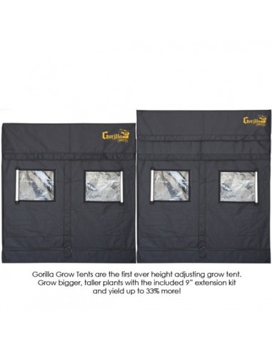 Gorilla Shorty grow tent 150x150cm (5'x5') Gorilla Shorty grow tent 150x150cm (5 x5 )